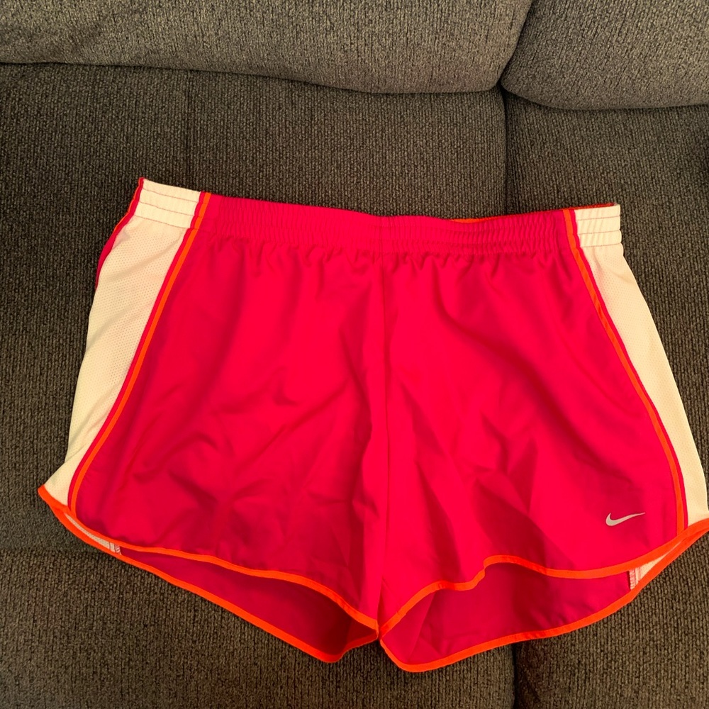 Nike Drifit Running Shorts with built in panties and pocket, size XL, NWOT